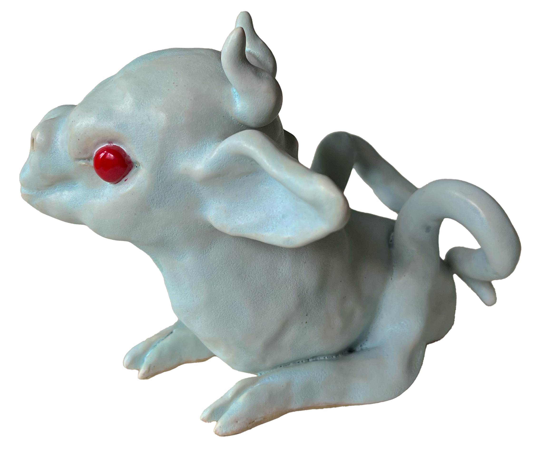 baby blue dragon sculpture